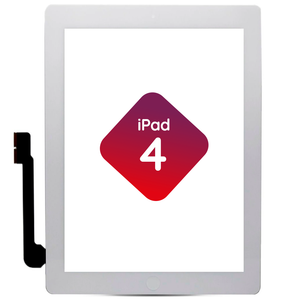 iPad 4 Complete Digitizer (White)