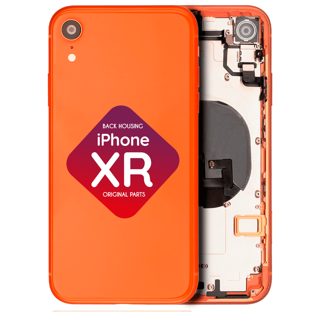 iPhone XR Back Housing + Small Parts Installed (Coral) – CELL
