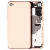 iPhone 8 Back Housing + Small Parts Installed (Gold)