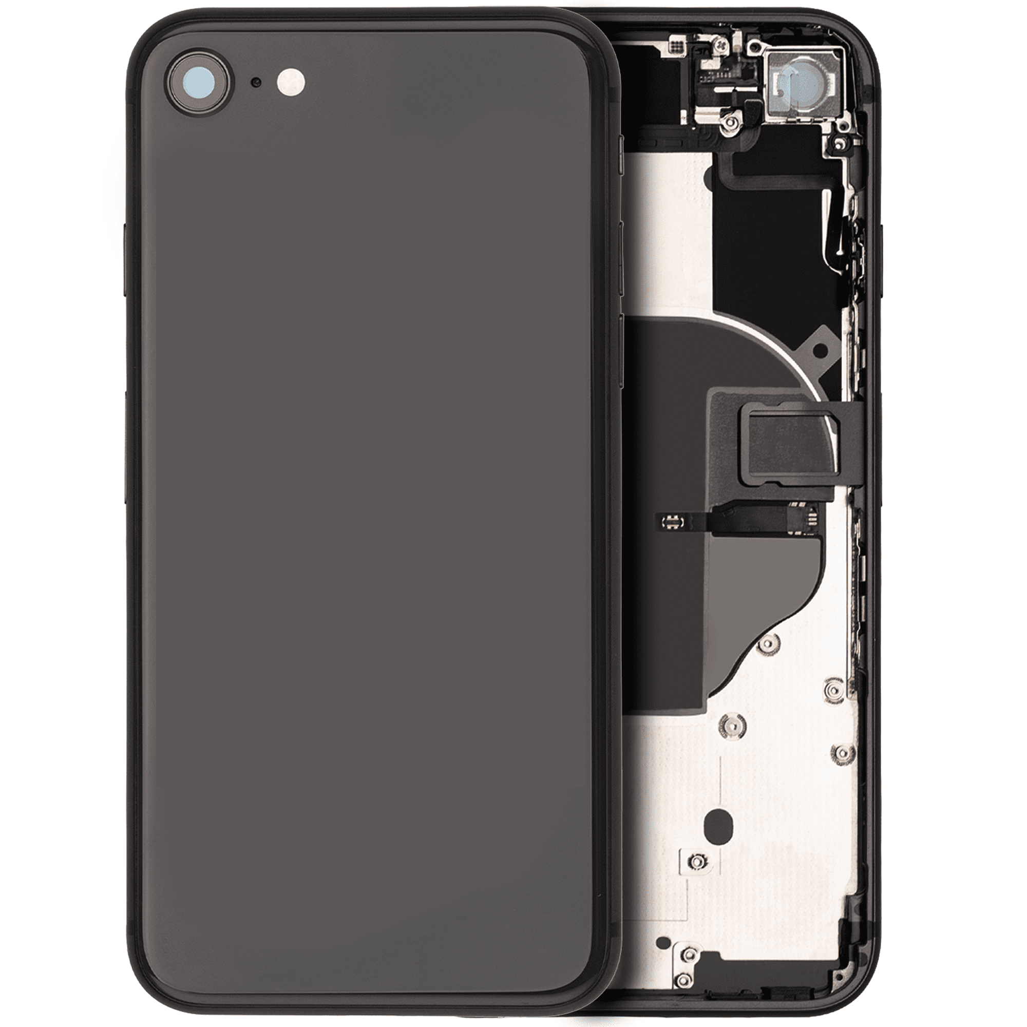 iPhone 8 Back Housing + Small Parts Installed (Gray) – CELL RESCUE iPhone 8 Back Housing + Small Parts Installed (Gray) – CELL RESCUE