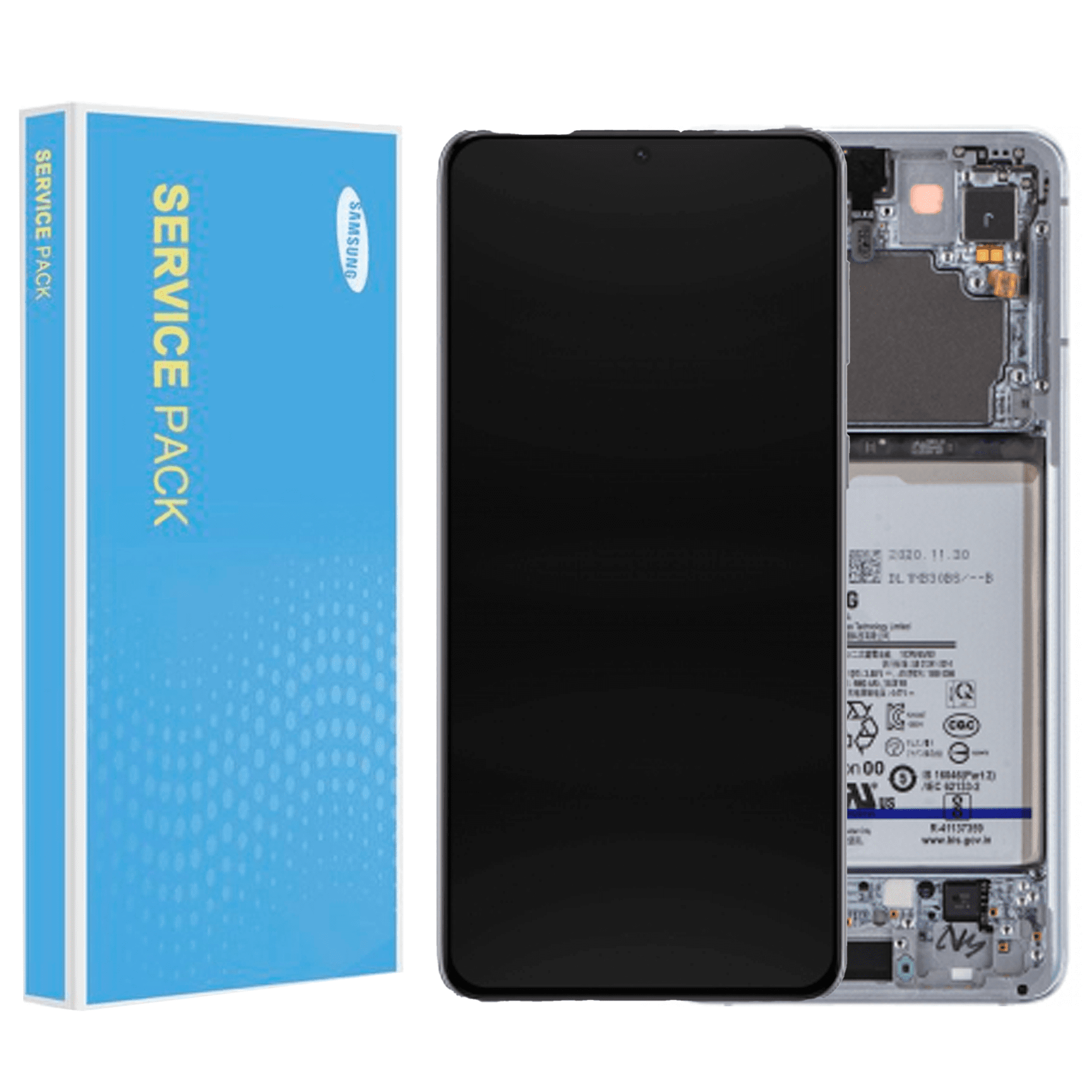 Samsung Galaxy S21 LCD + Frame ( Service Pack ) – CELL RESCUE CENTER