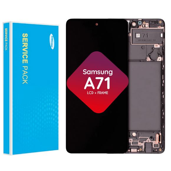 Samsung Galaxy A71 LCD + Frame (Service Pack)