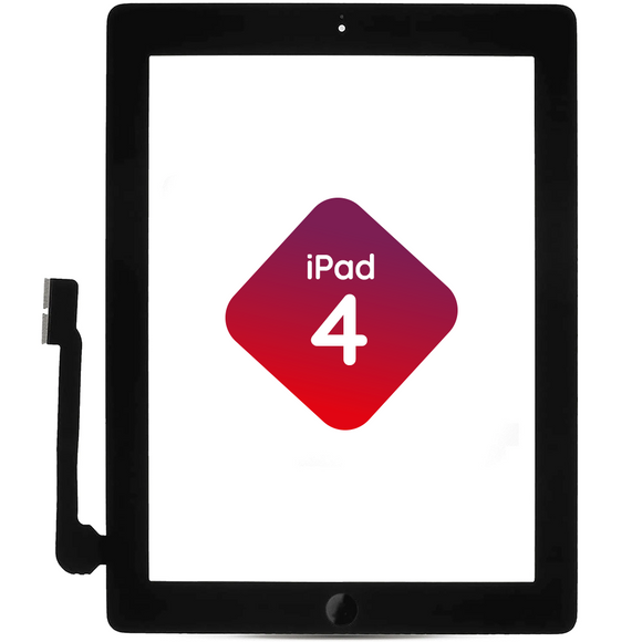 iPad 4 Complete Digitizer (Black)
