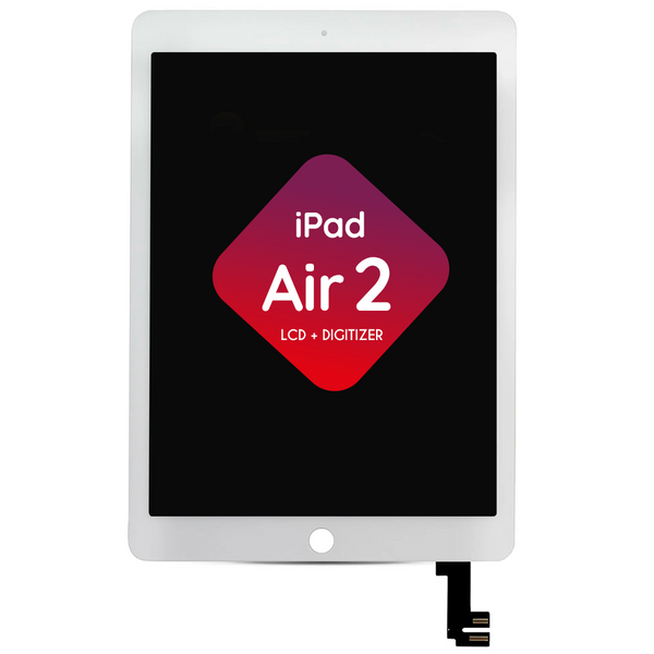 ipad air2 lcd display-white - KCdigitalintl