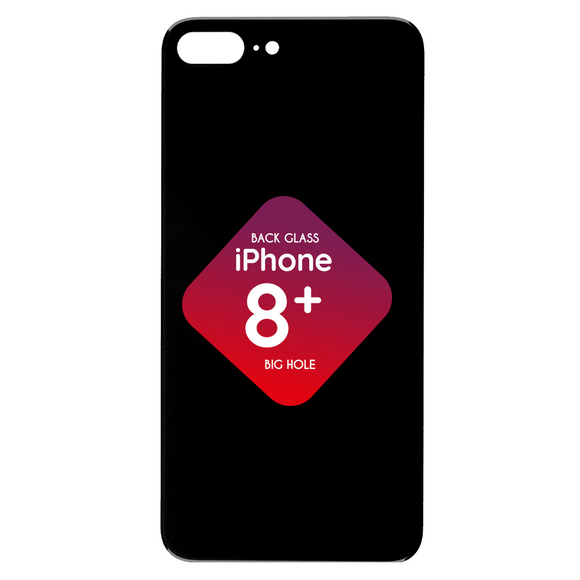 iPhone 8 Plus Back Glass (Big Hole) (Gray)