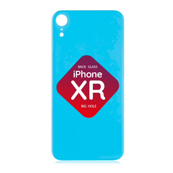 iPhone XR Back Glass (Big Hole) (Blue)