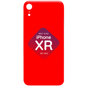 iPhone XR Back Glass (Big Hole) (Red)