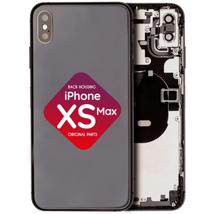 iPhone XS Max Back Housing + Small Parts Installed (Gray)